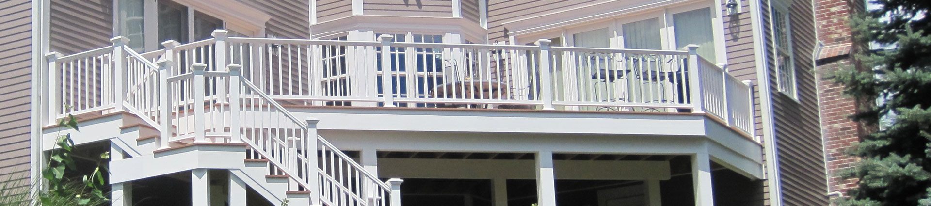 Deck Stairs Showing Contracting Remodeling Process